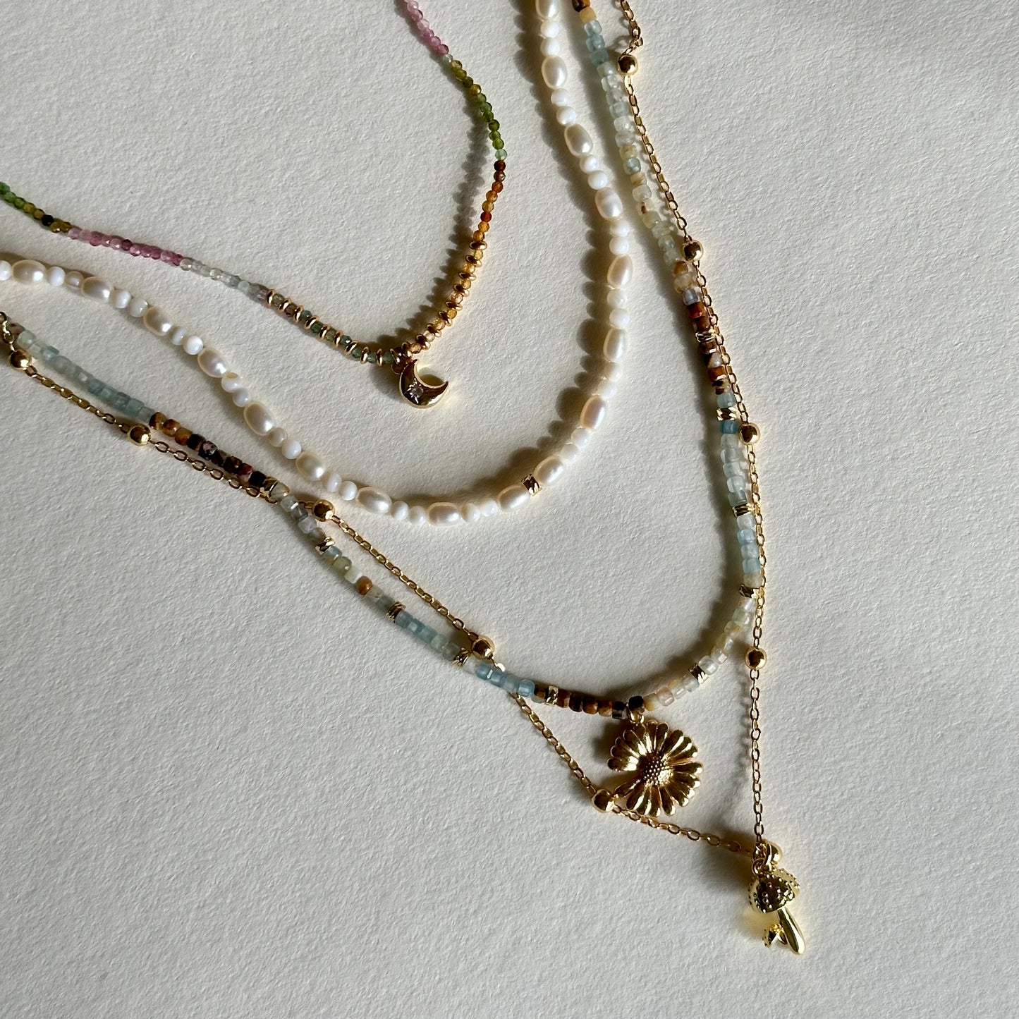 One of a kind - Handmade beaded necklace