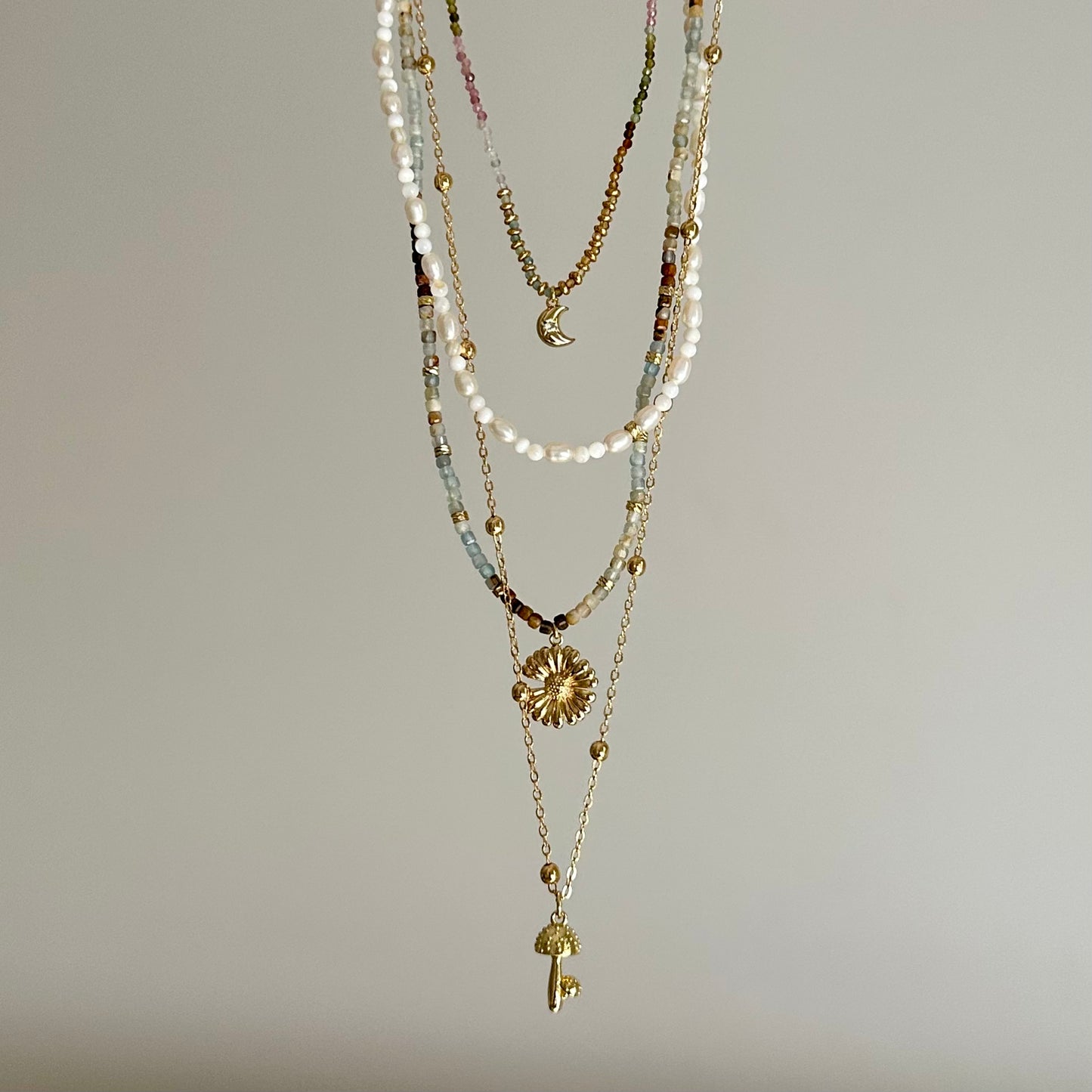 One of a kind - Handmade beaded necklace
