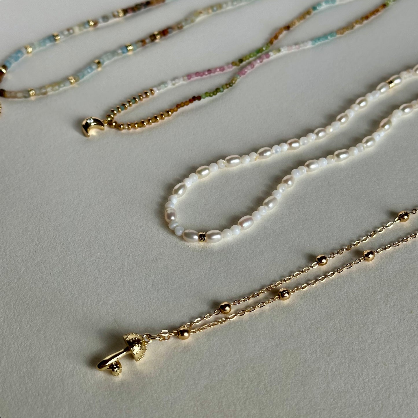 One of a kind - Handmade beaded necklace