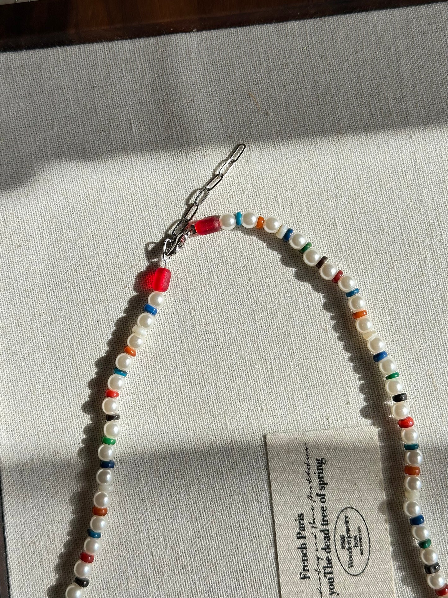 One of a kind-with silver findings