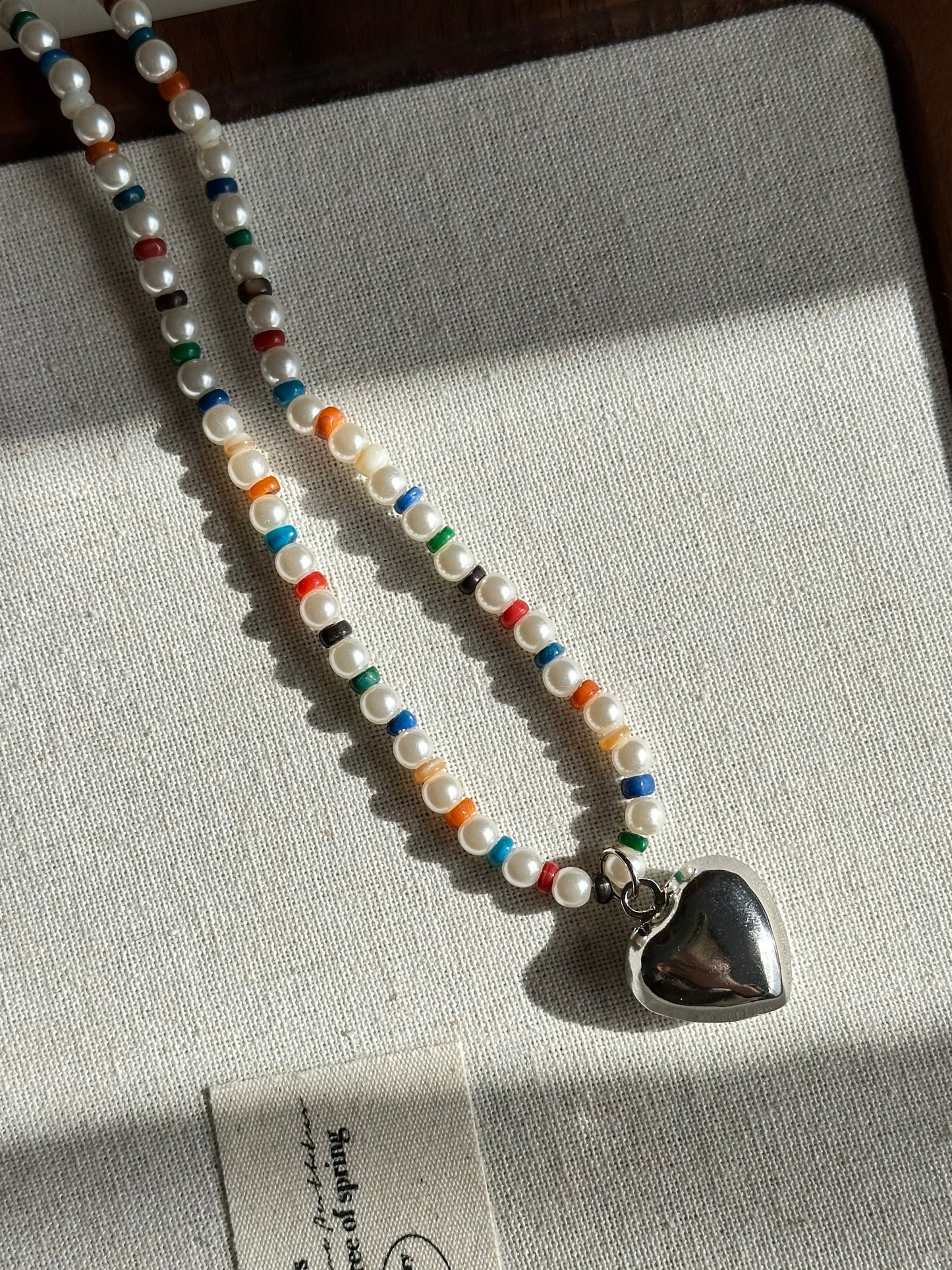 One of a kind-with silver findings