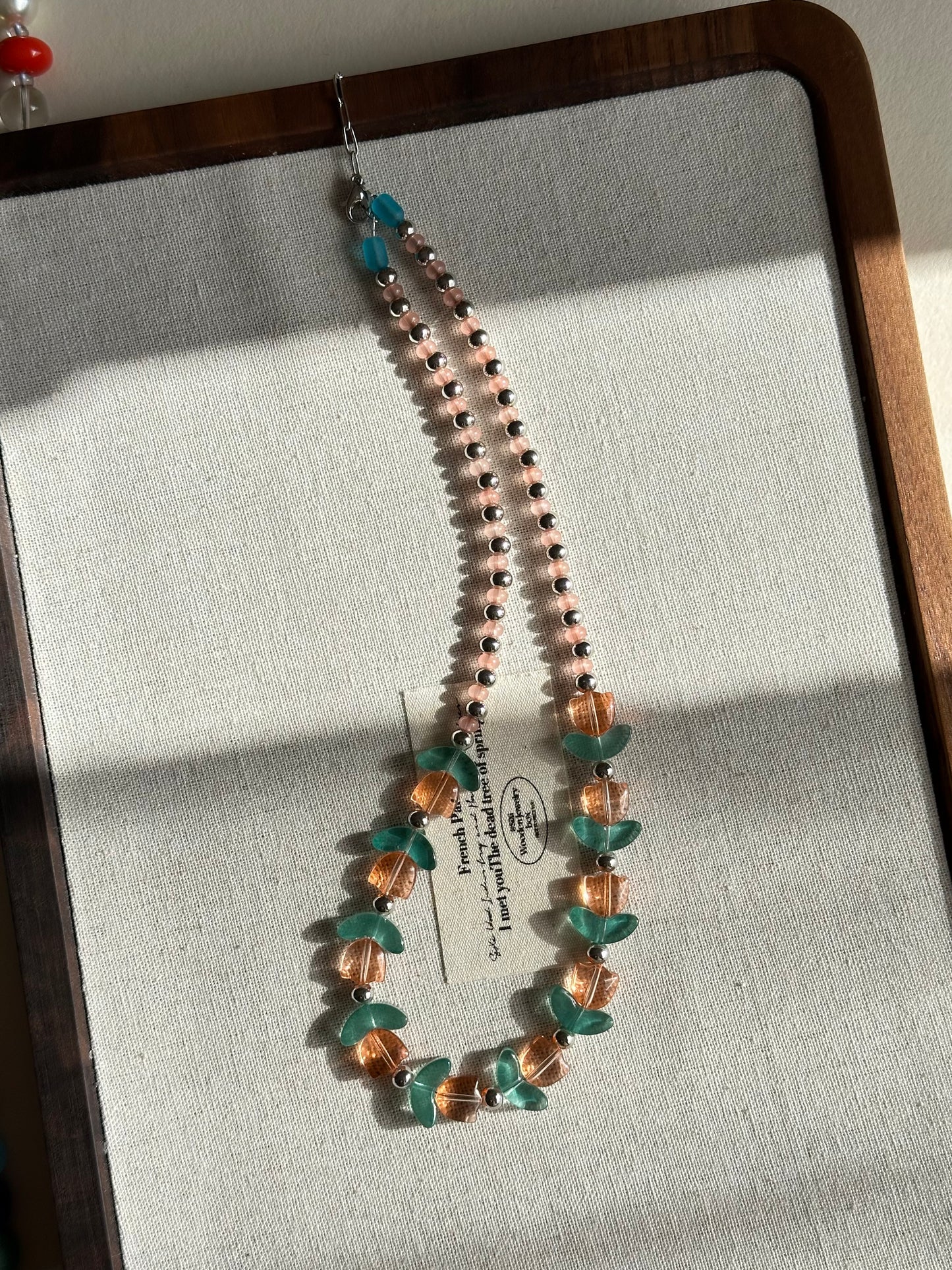 One of a kind-with silver findings