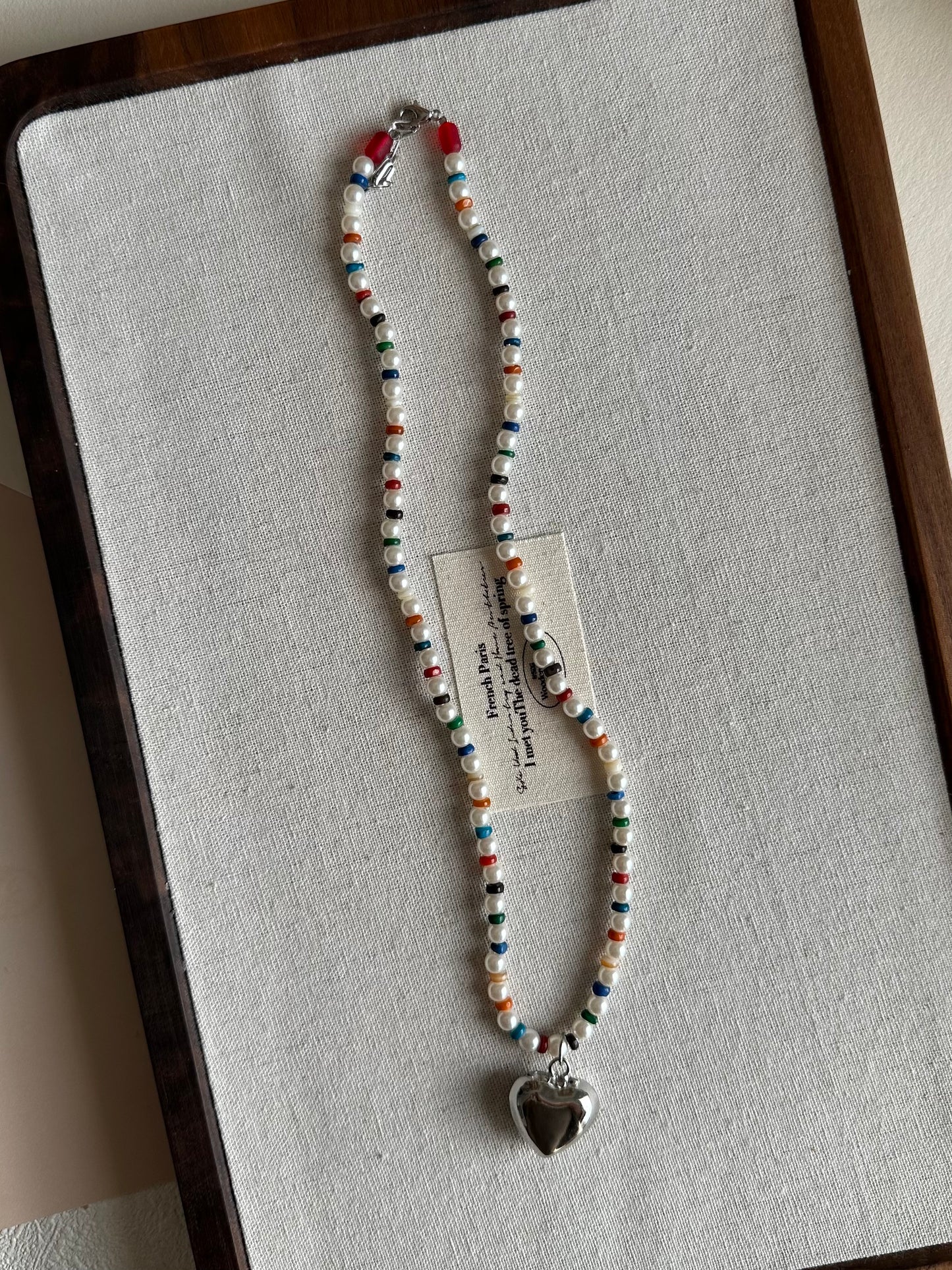 One of a kind-with silver findings