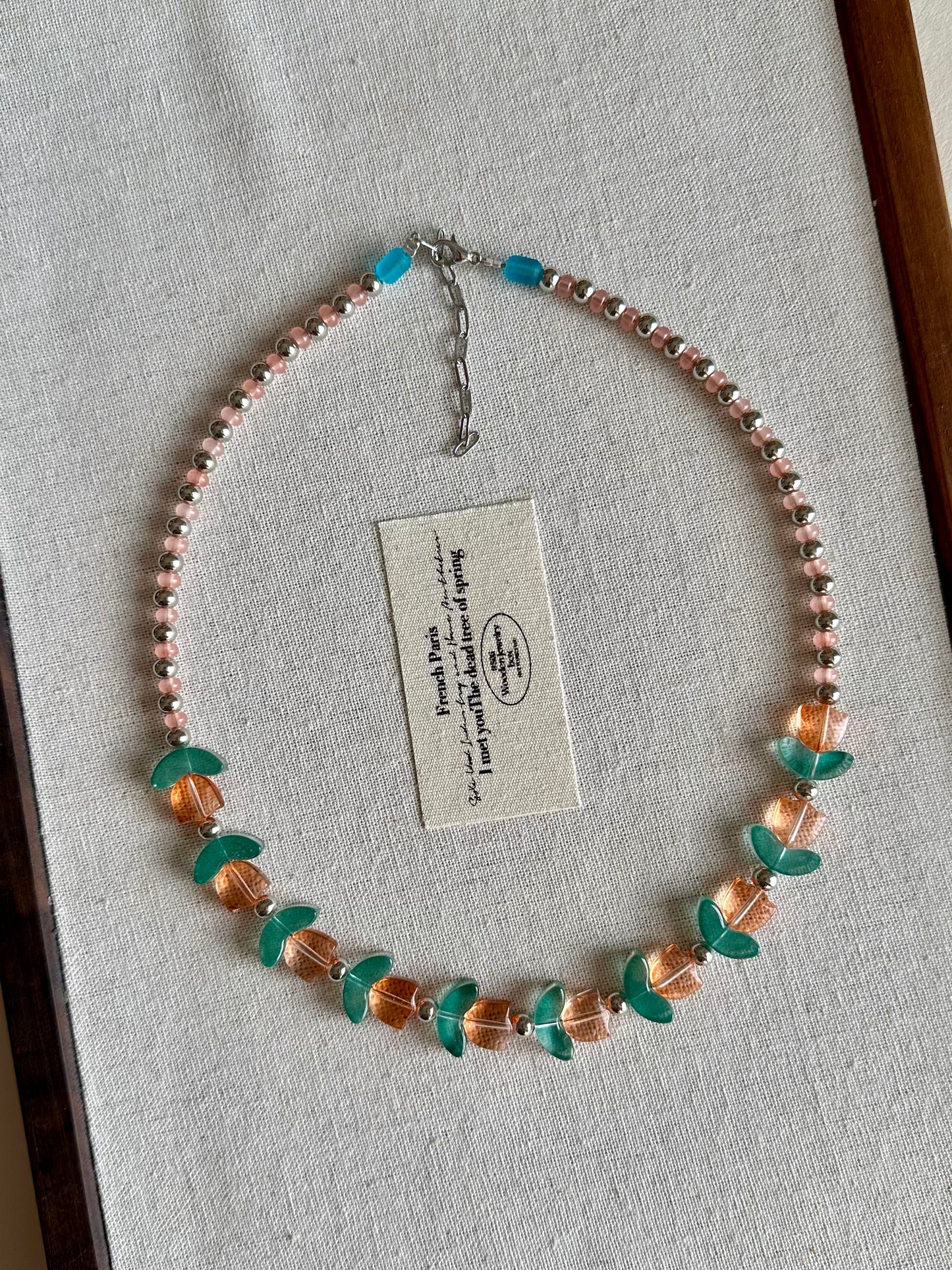 One of a kind-with silver findings
