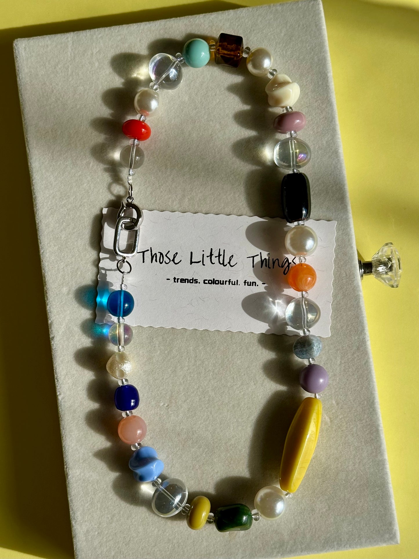 One of a kind-with silver findings
