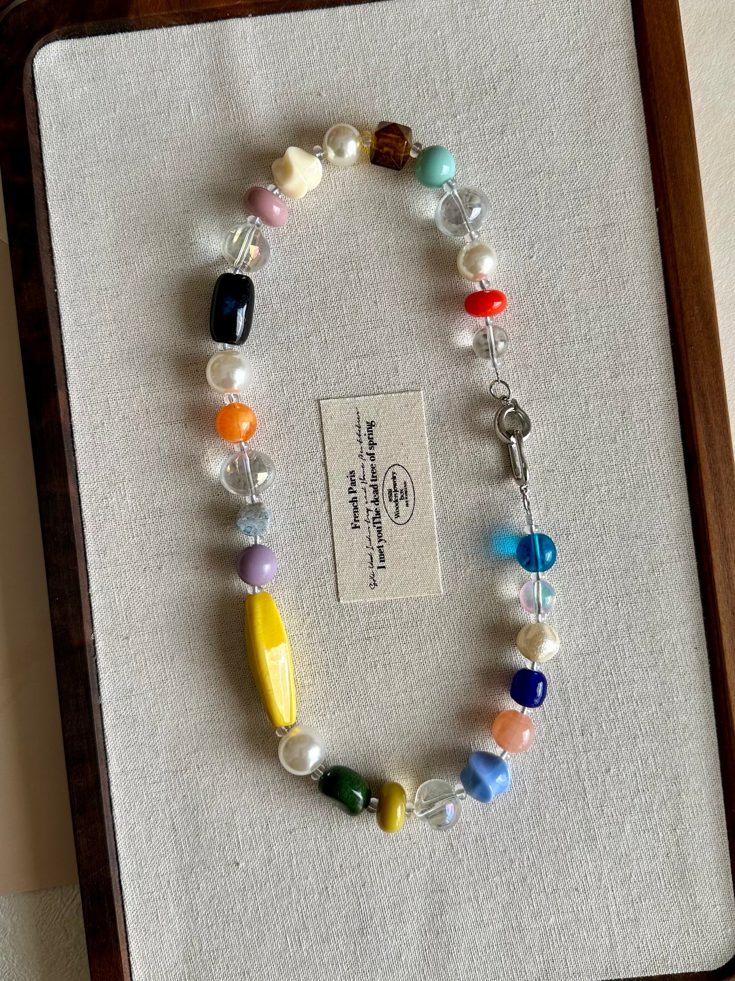 One of a kind-with silver findings