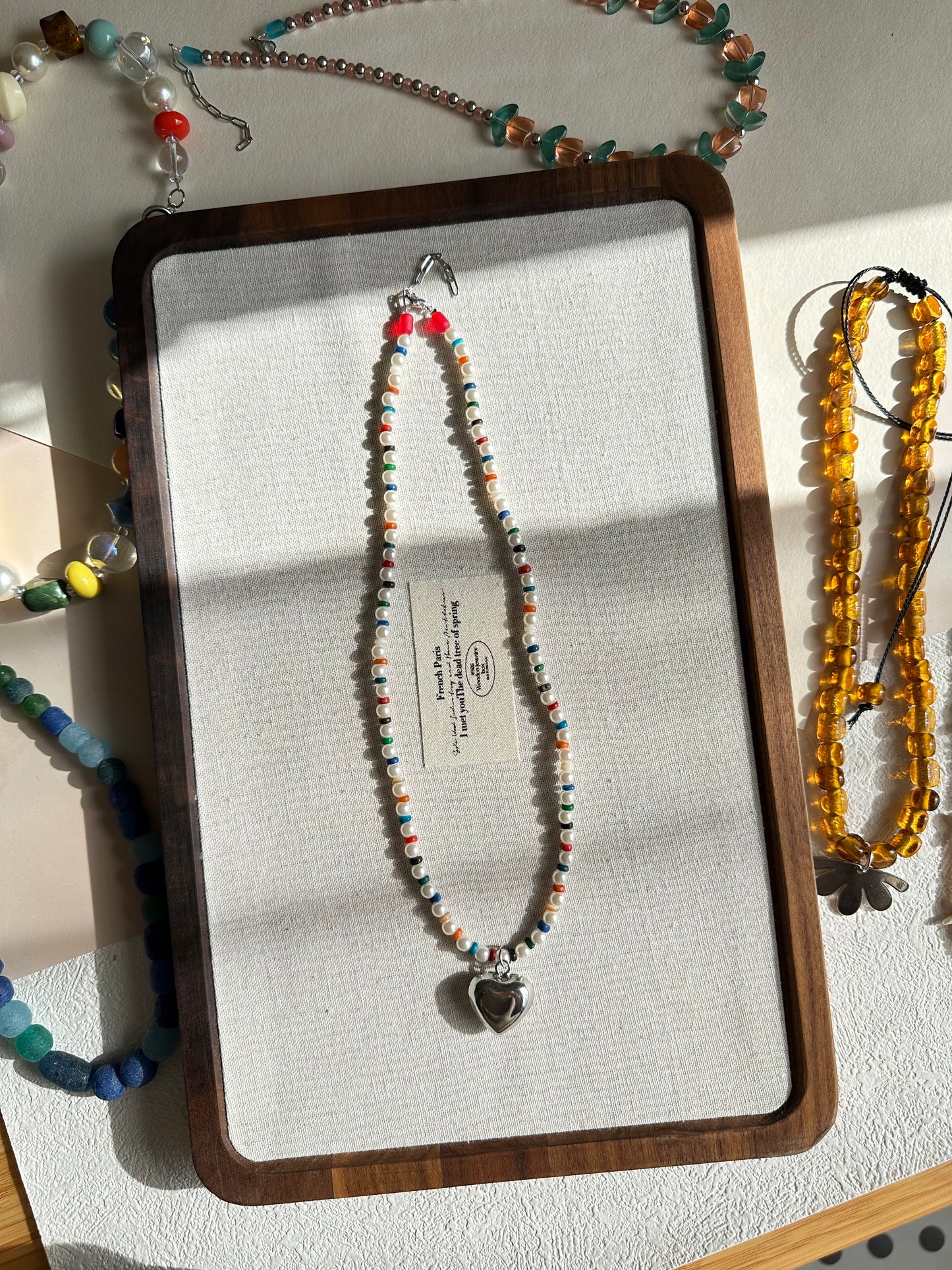 One of a kind-with silver findings
