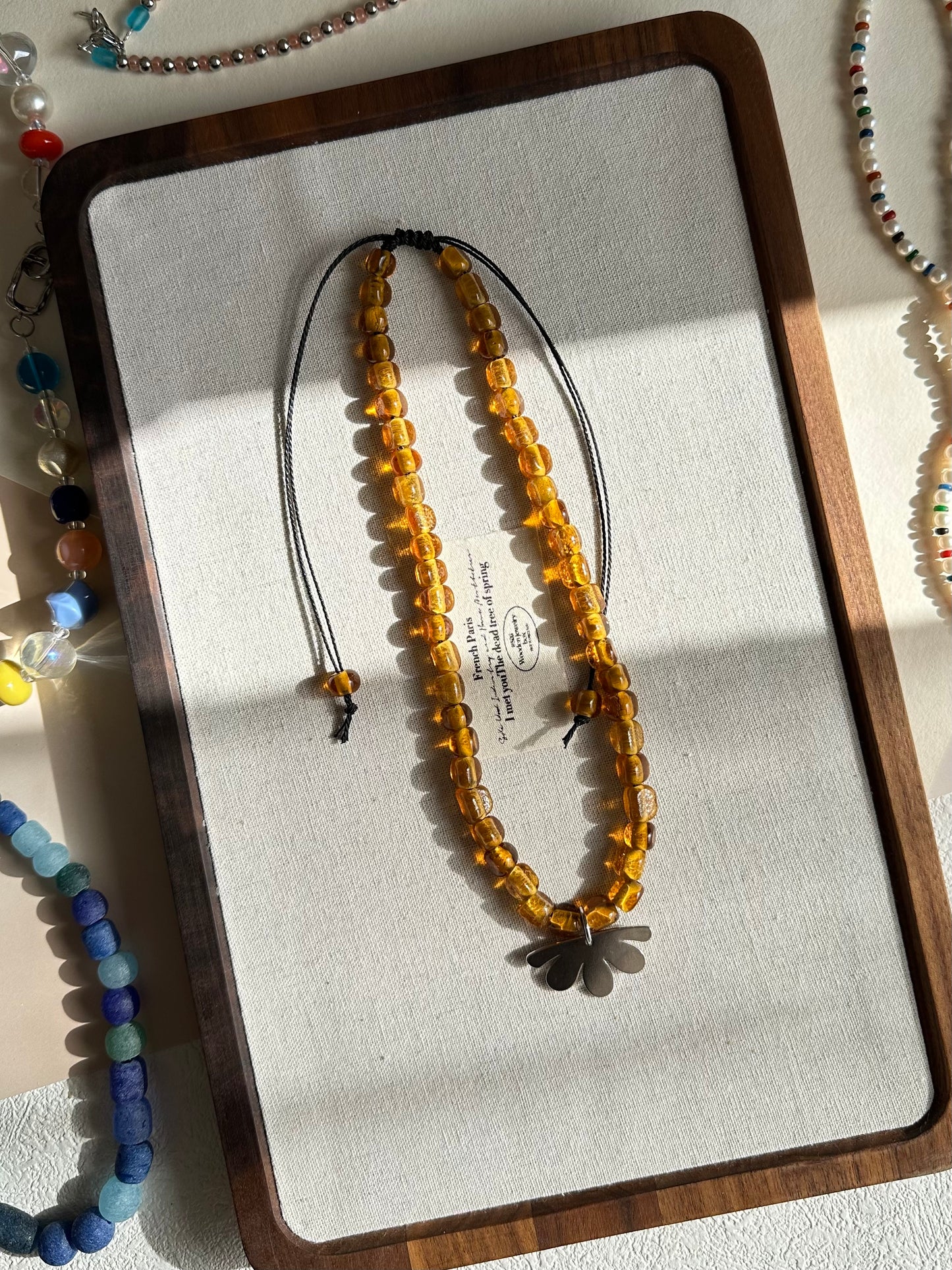 One of a kind-with silver findings