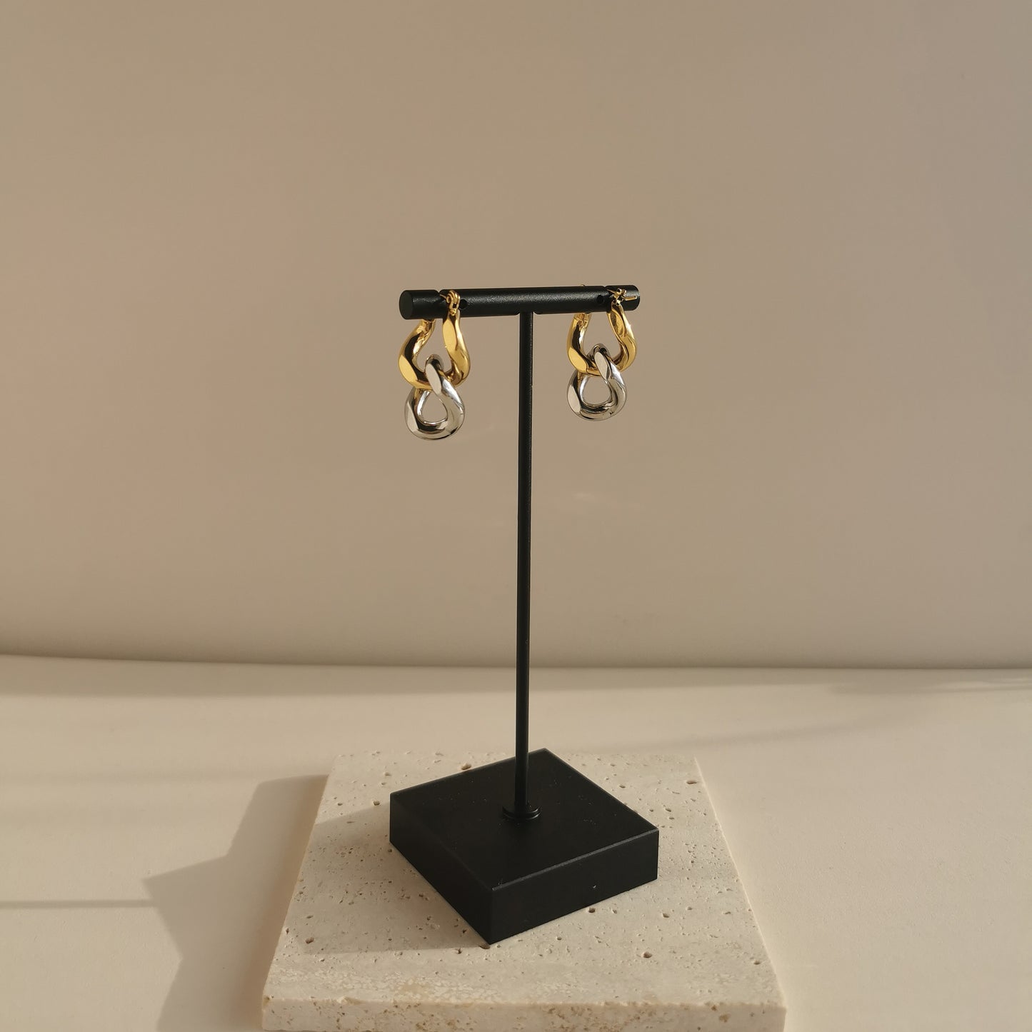 Two-tone Double Hoop