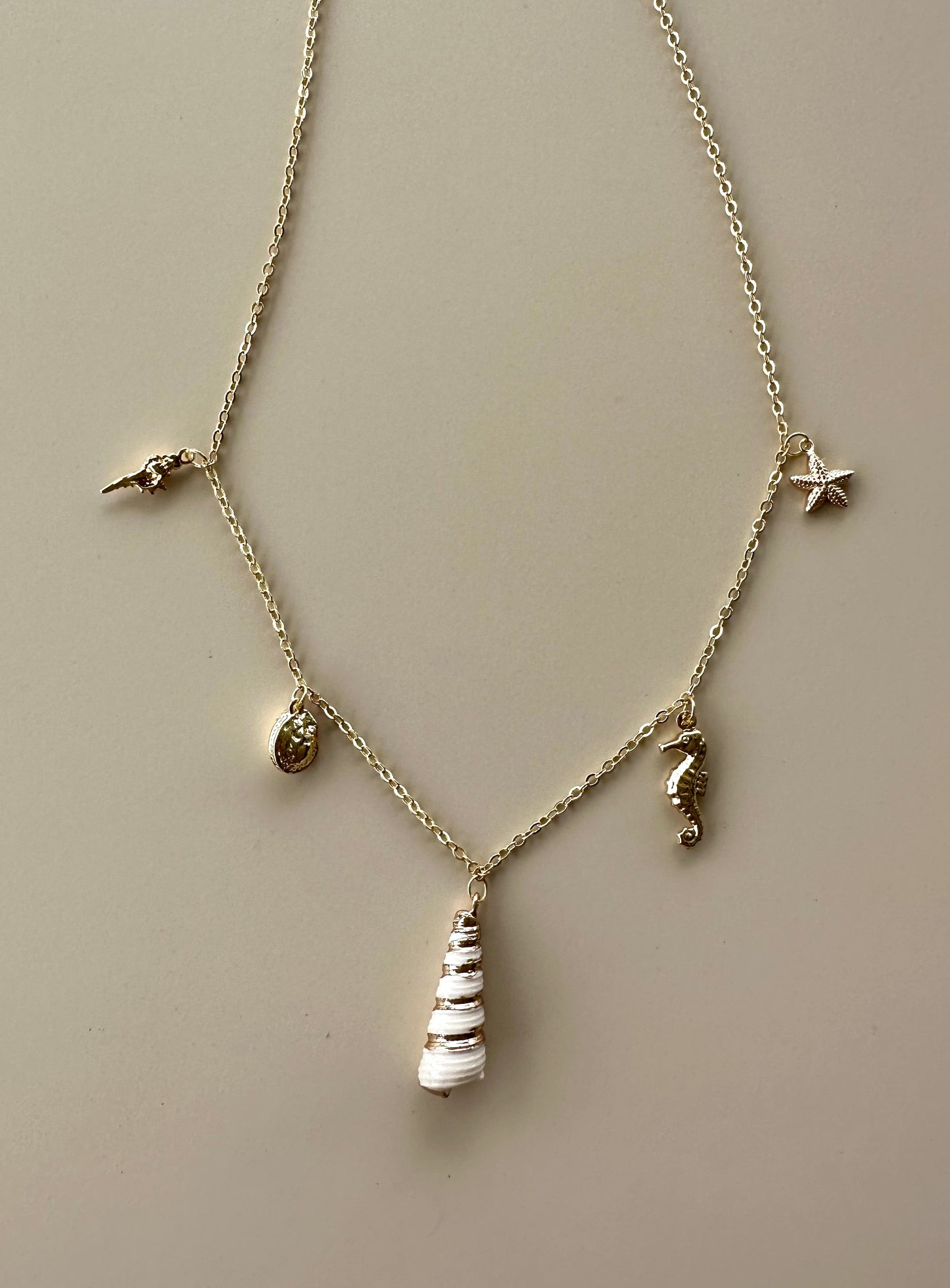 Seashells necklaces
