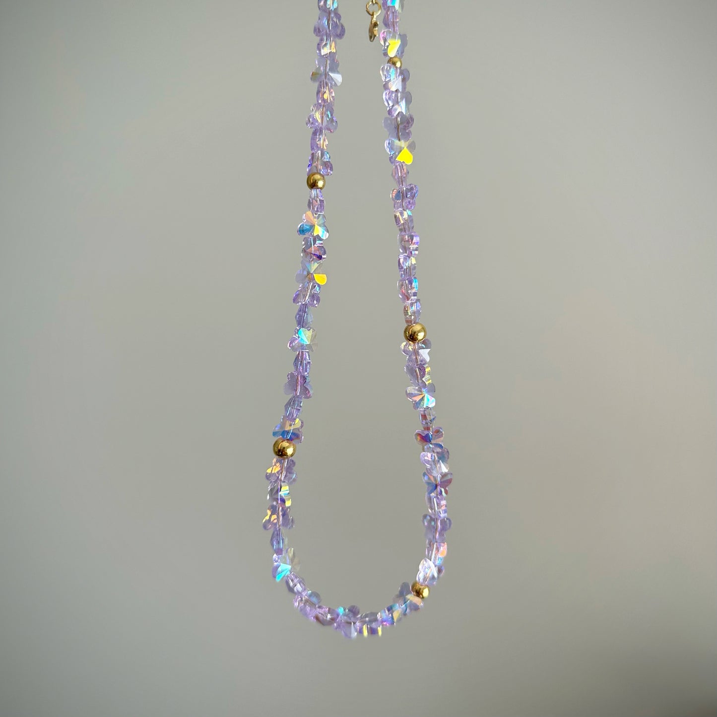 Violet Flutter Necklace