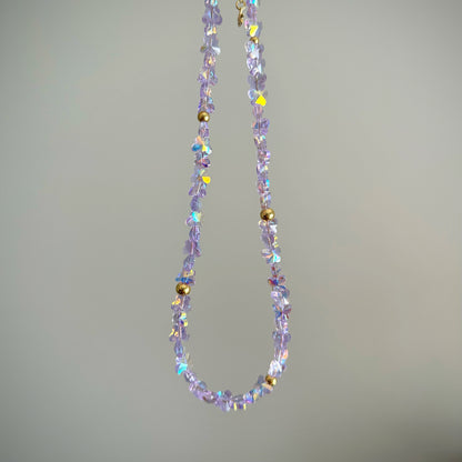 Violet Flutter Necklace