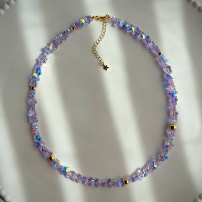 Violet Flutter Necklace