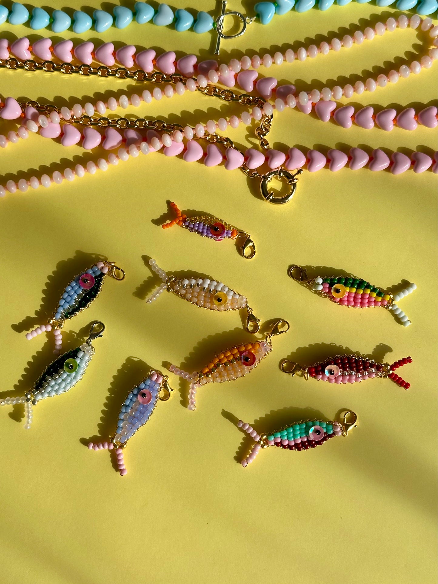 Little colourful Fish Charms