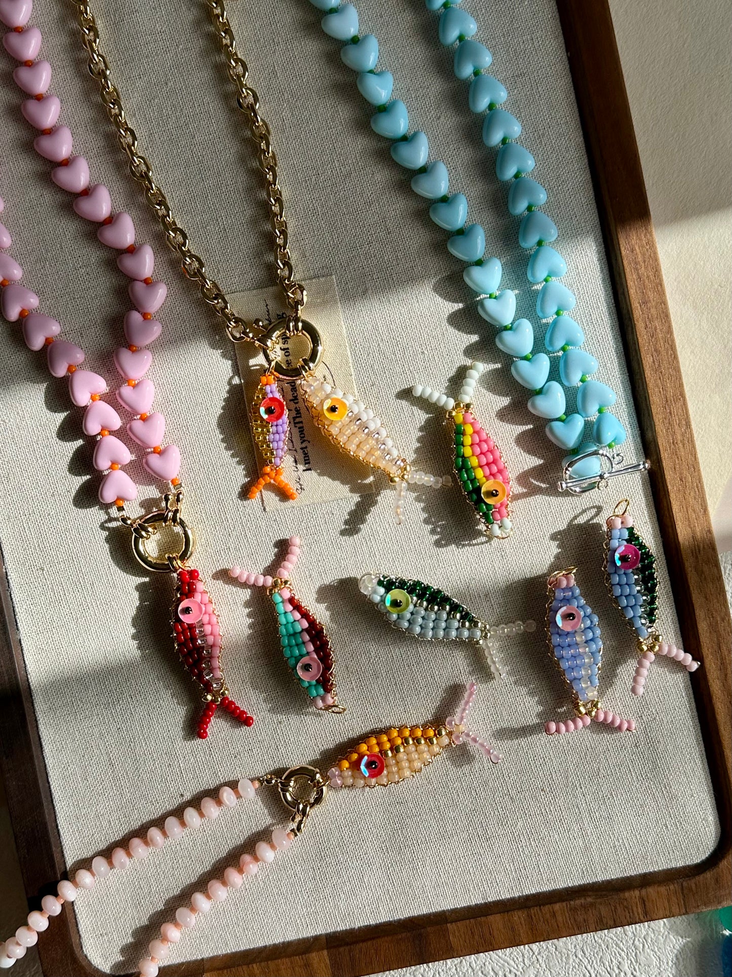 Little colourful Fish Charms