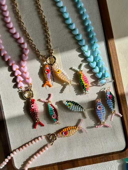 Little colourful Fish Charms