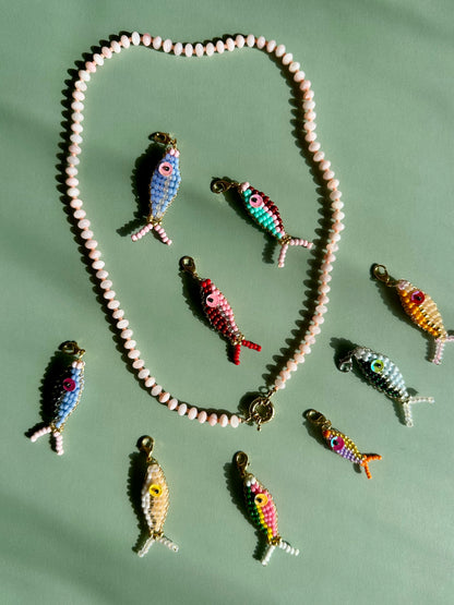 Little colourful Fish Charms
