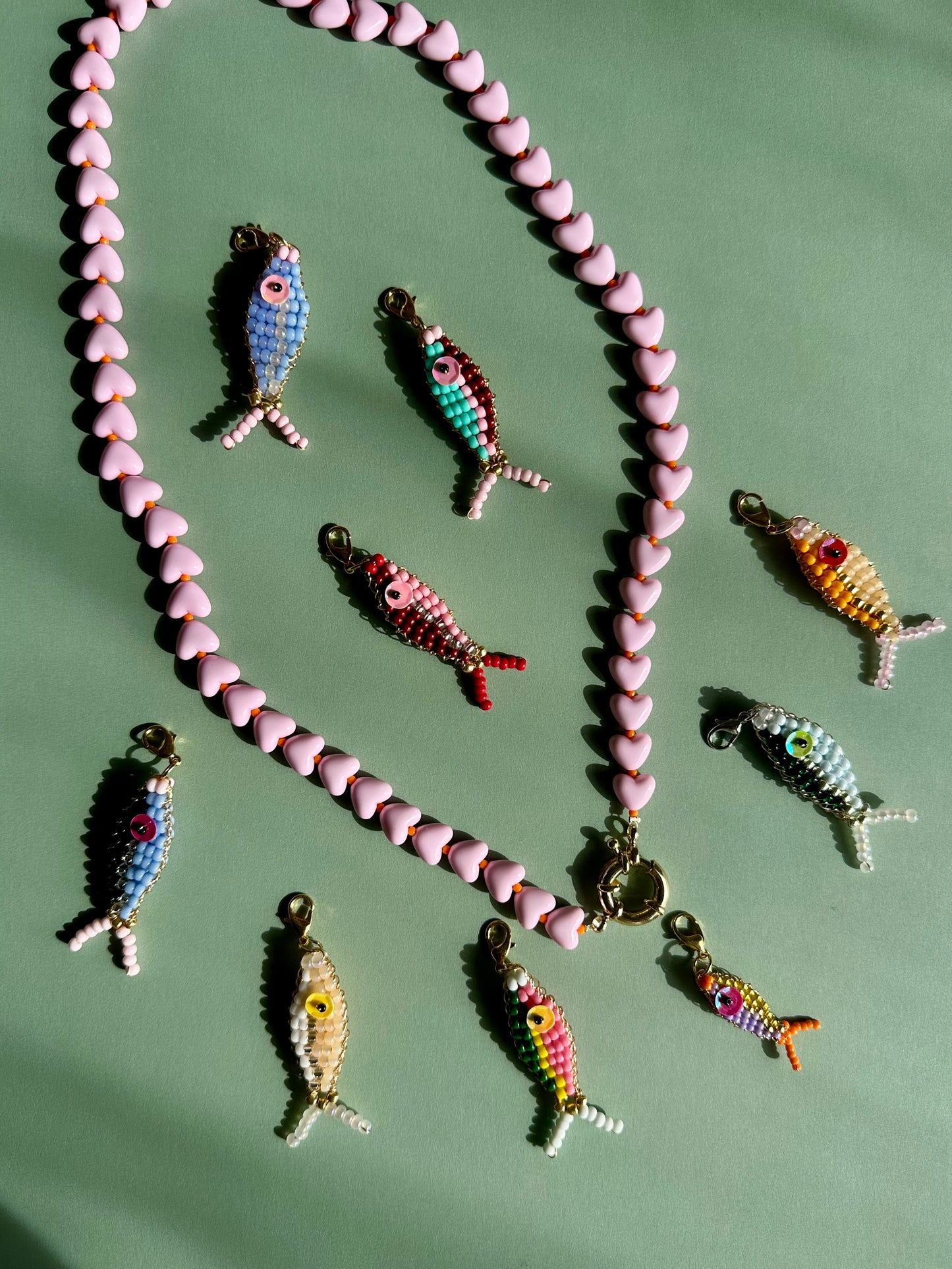 Little colourful Fish Charms