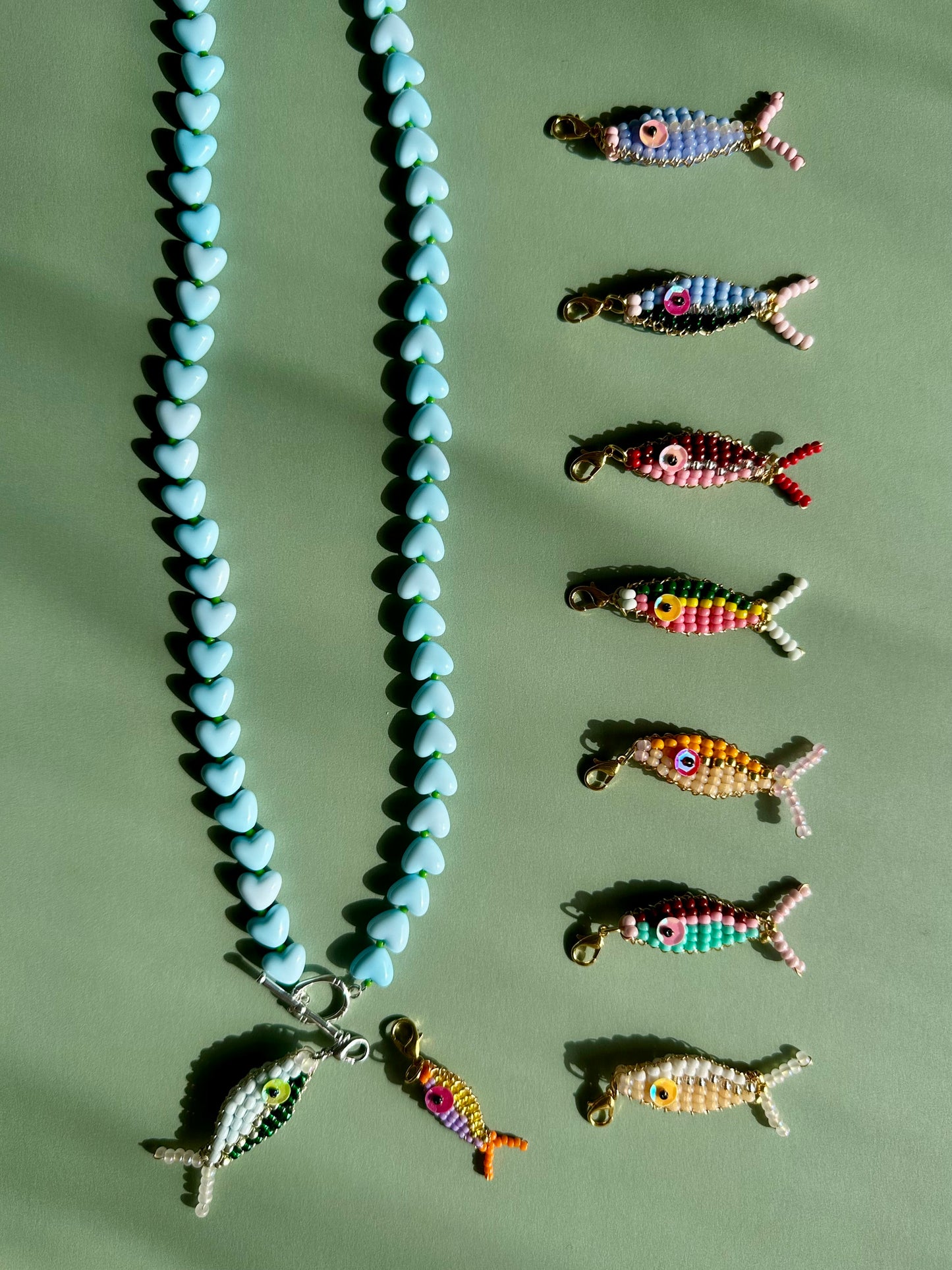 Little colourful Fish Charms