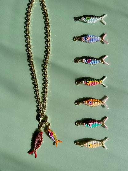 Little colourful Fish Charms