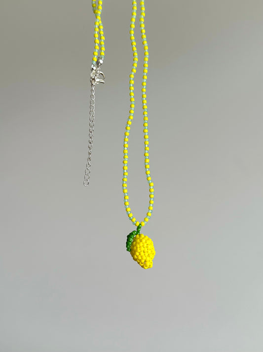Beaded Fruits Necklace