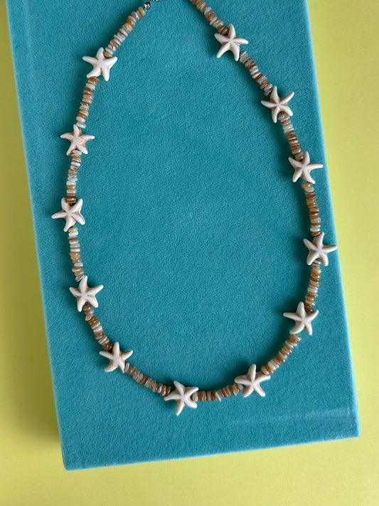 Starfish & Seashell Necklace