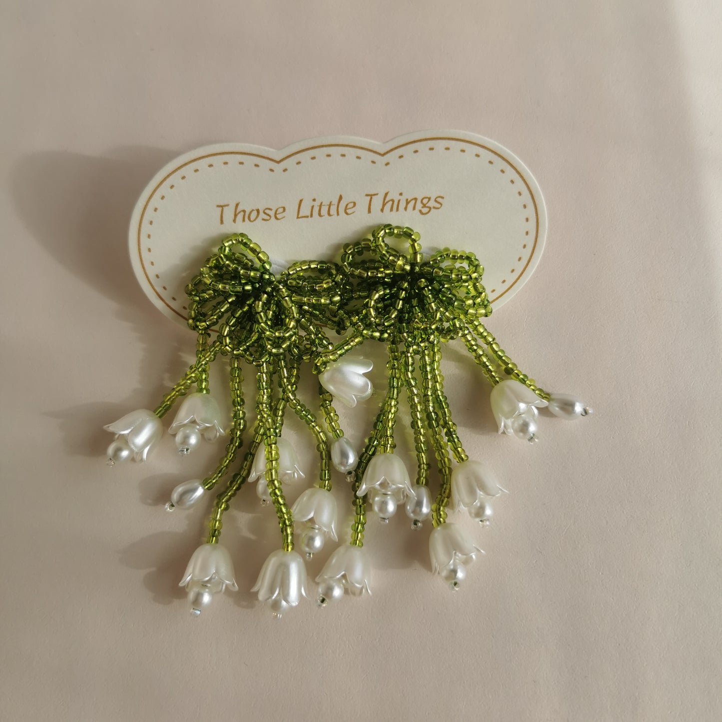 Handmade Beaded Tassels Earrings